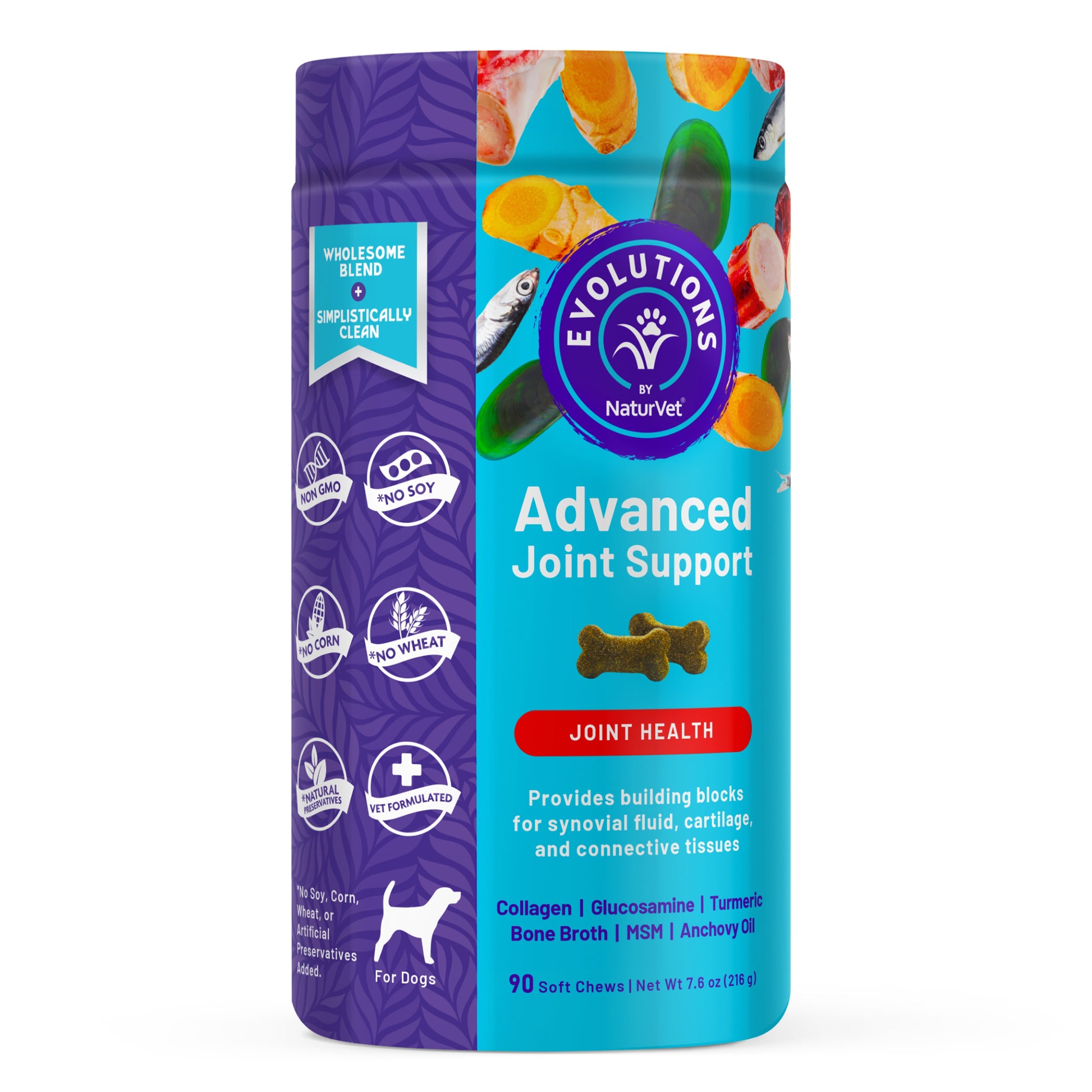 Naturvet Evolutions Advanced Joint Soft Chew 90 Count Naturvet Evolutions Advanced Joint Soft Chew 90 Count