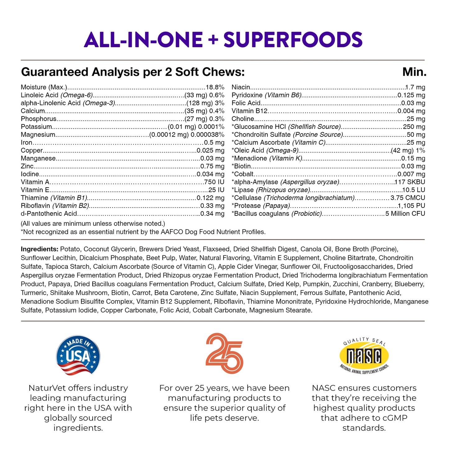 Evolutions - All-in-one + Superfoods Soft Chews