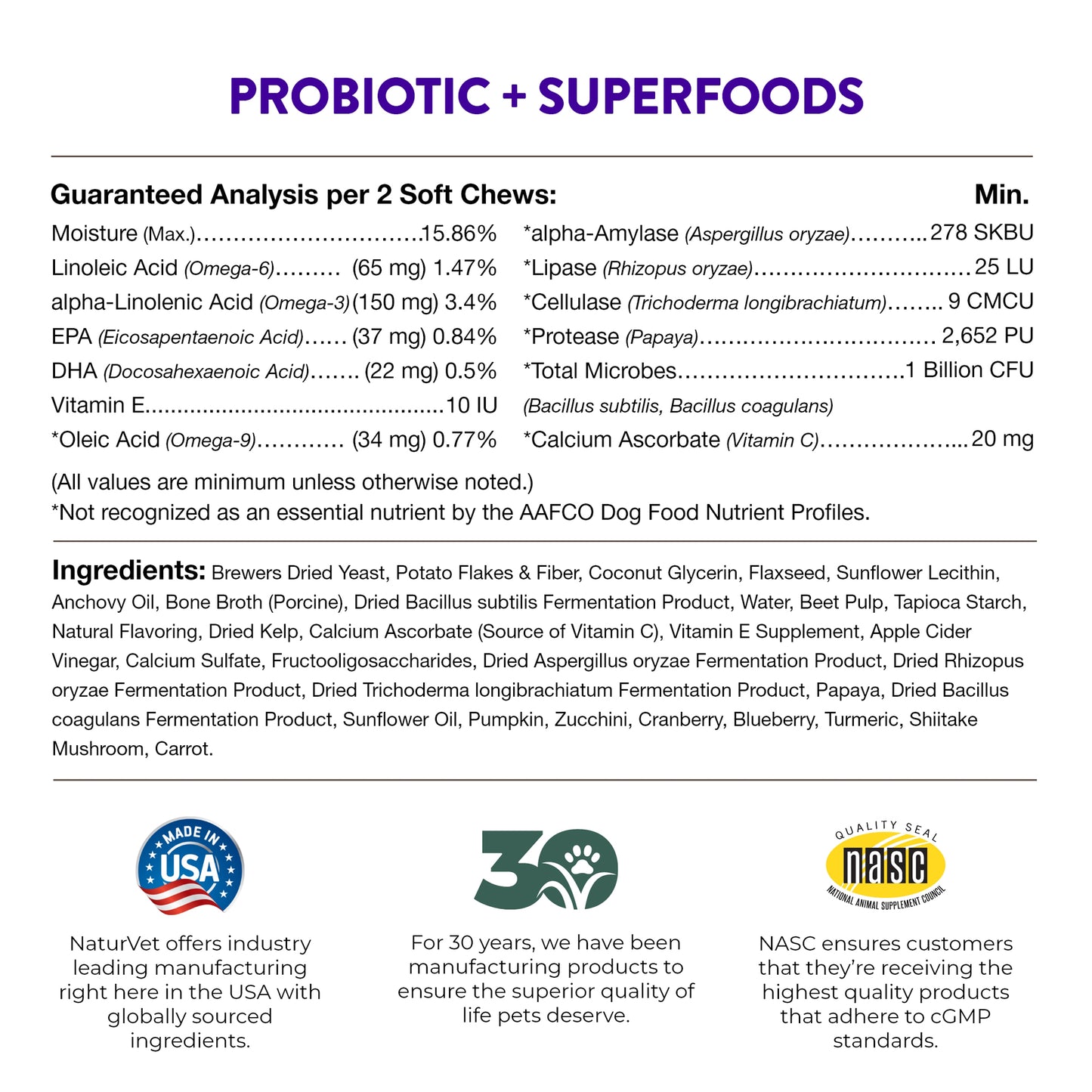 Evolutions - Probiotic + Superfoods Soft Chews