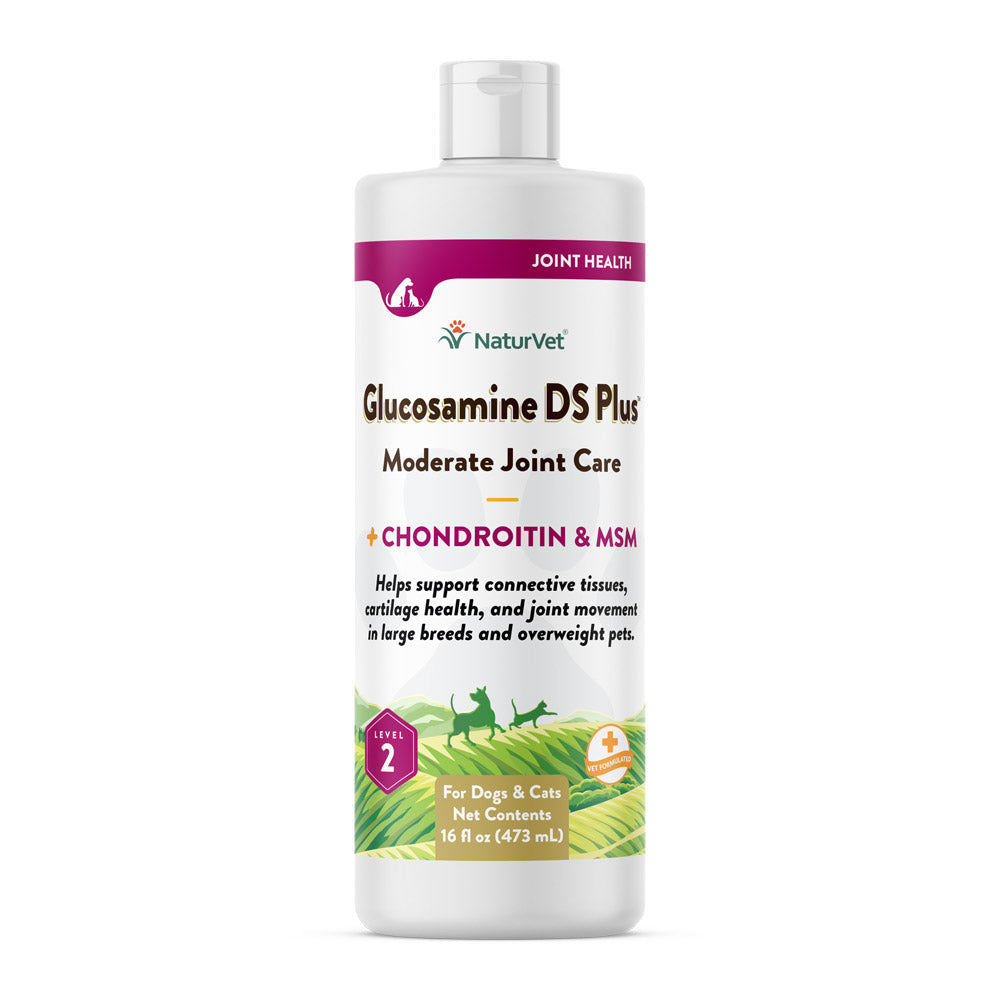NaturVet Glucosamine DS Plus Liquid Joint Supplement