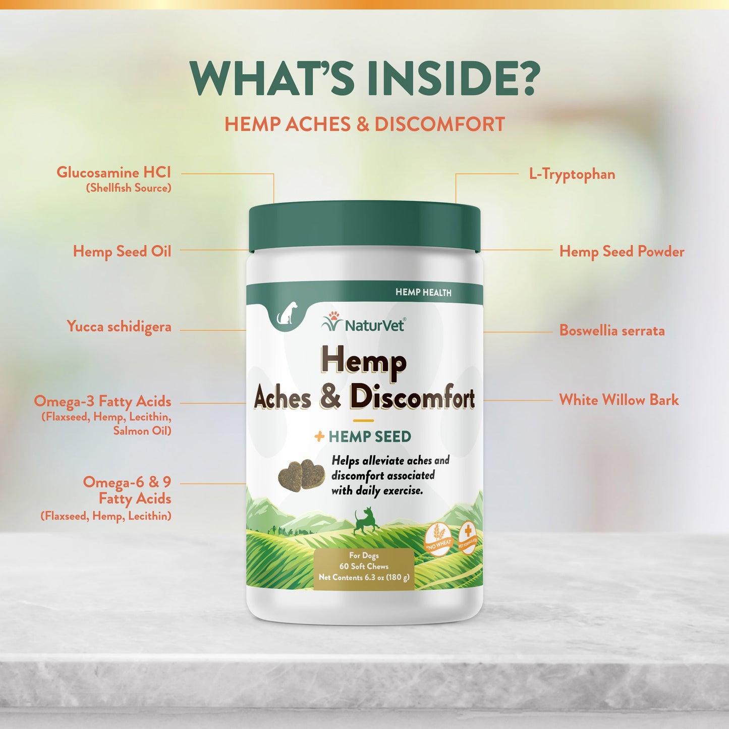 Hemp Aches & Discomfort Soft Chews