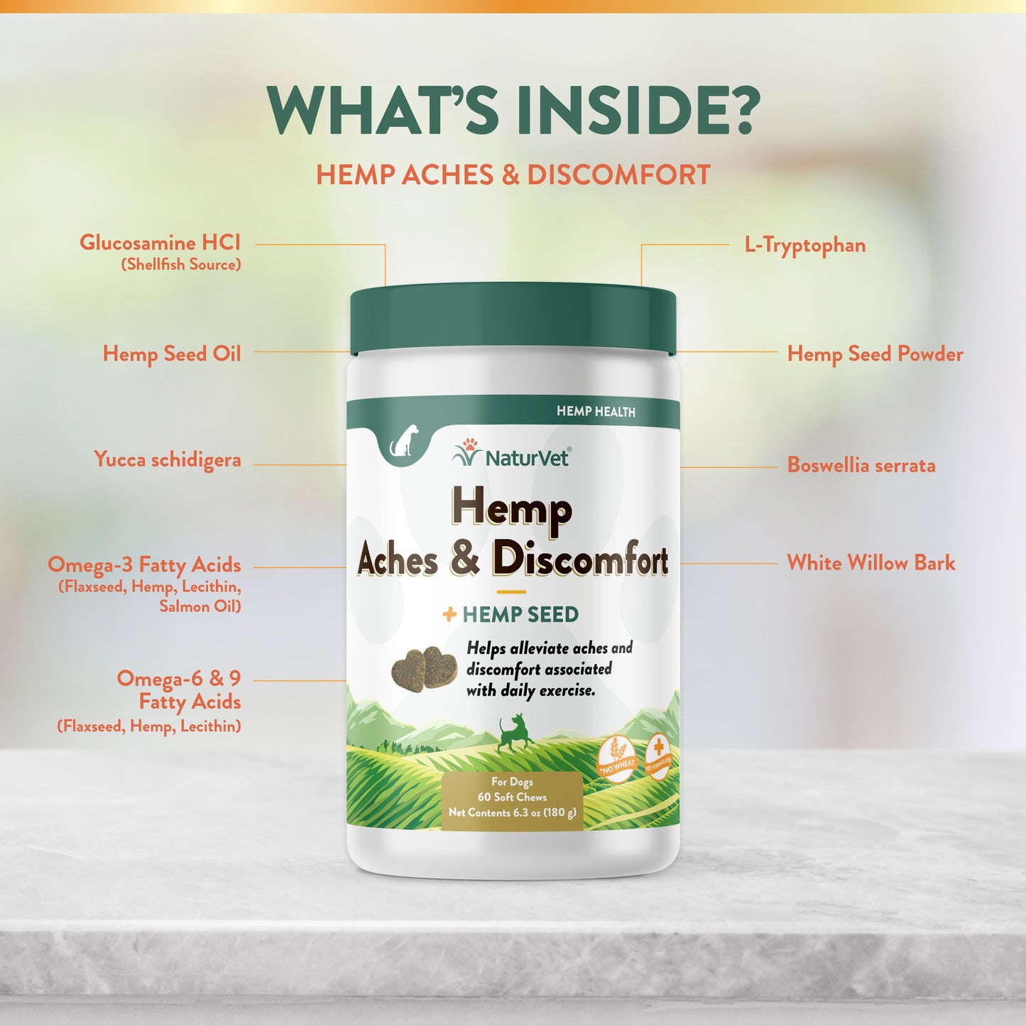 Hemp Aches & Discomfort Soft Chews