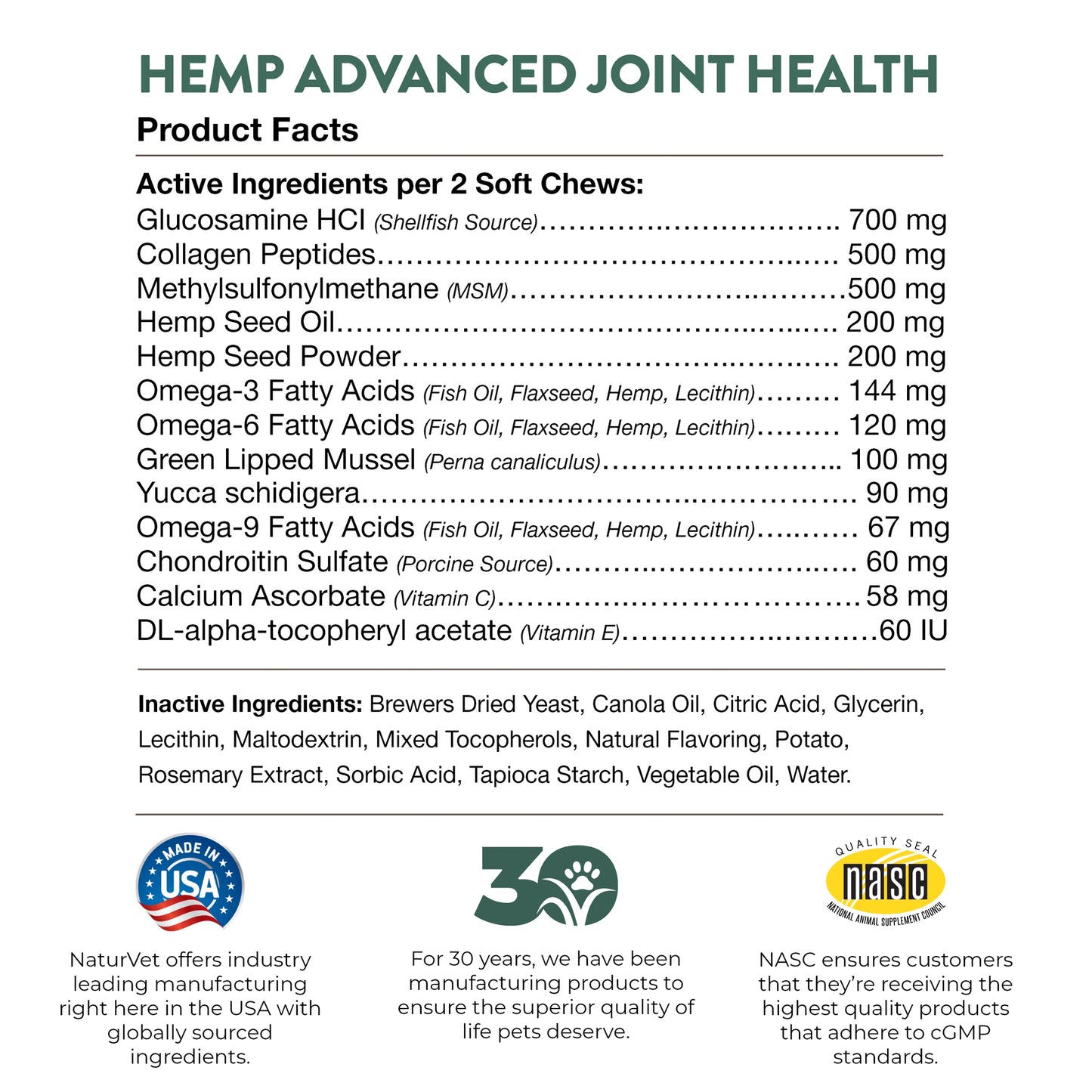 Hemp Advanced Joint Health Soft Chews