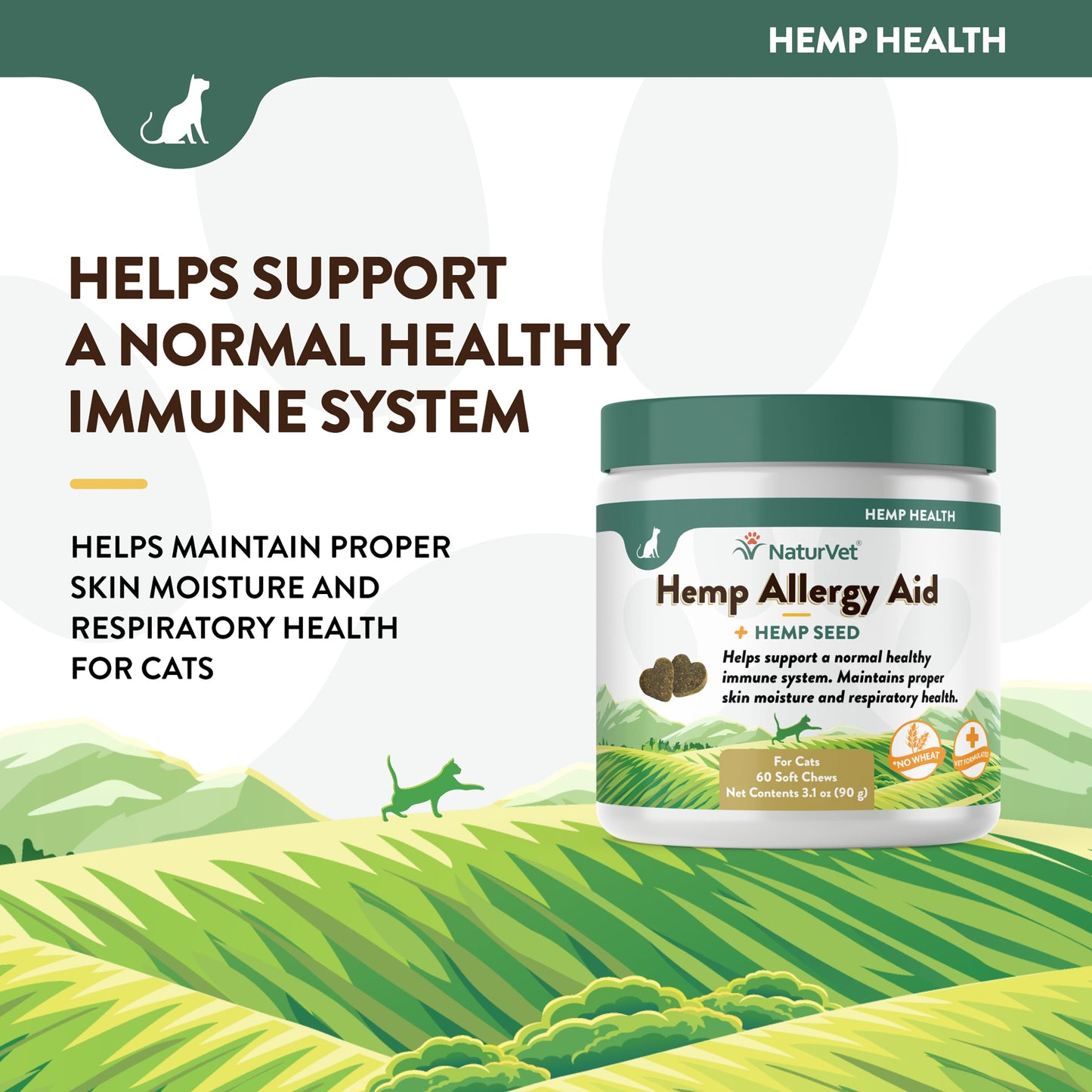 Hemp Allergy Aid Cat Soft Chews