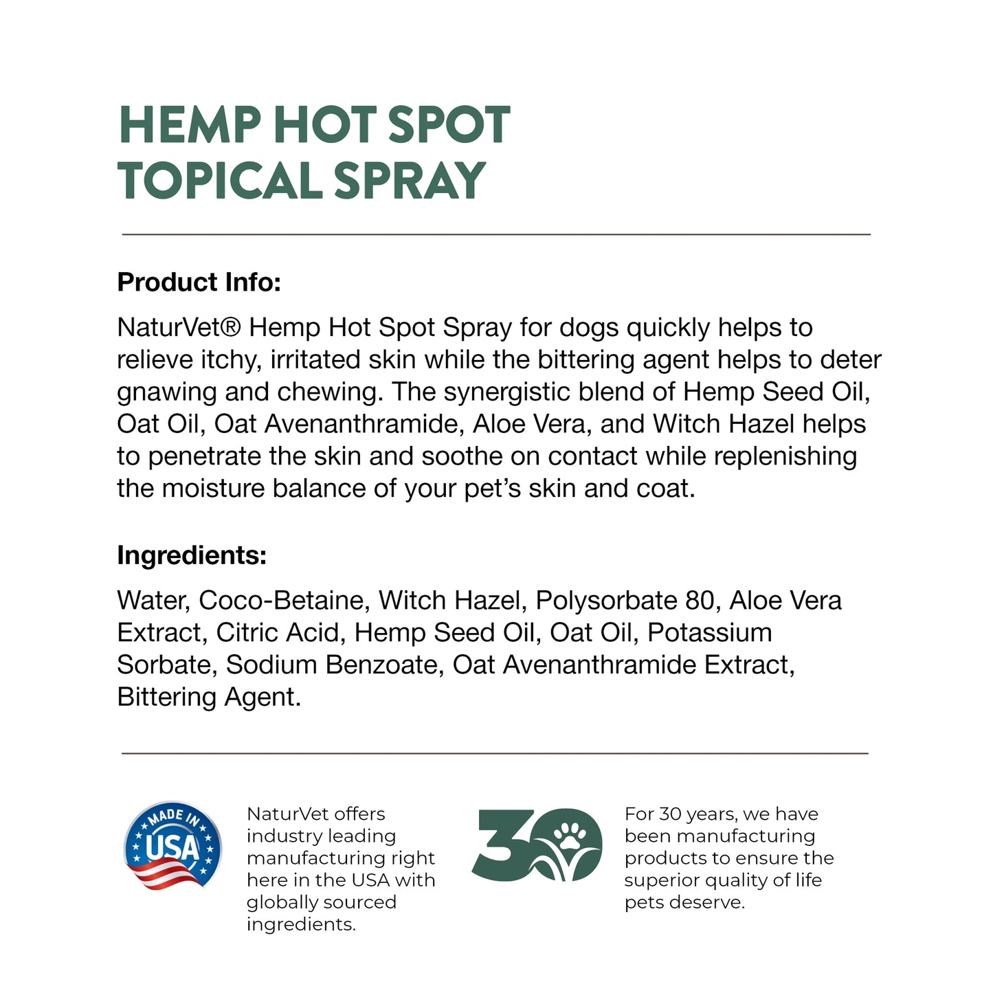 Hemp Hot Spot Spray