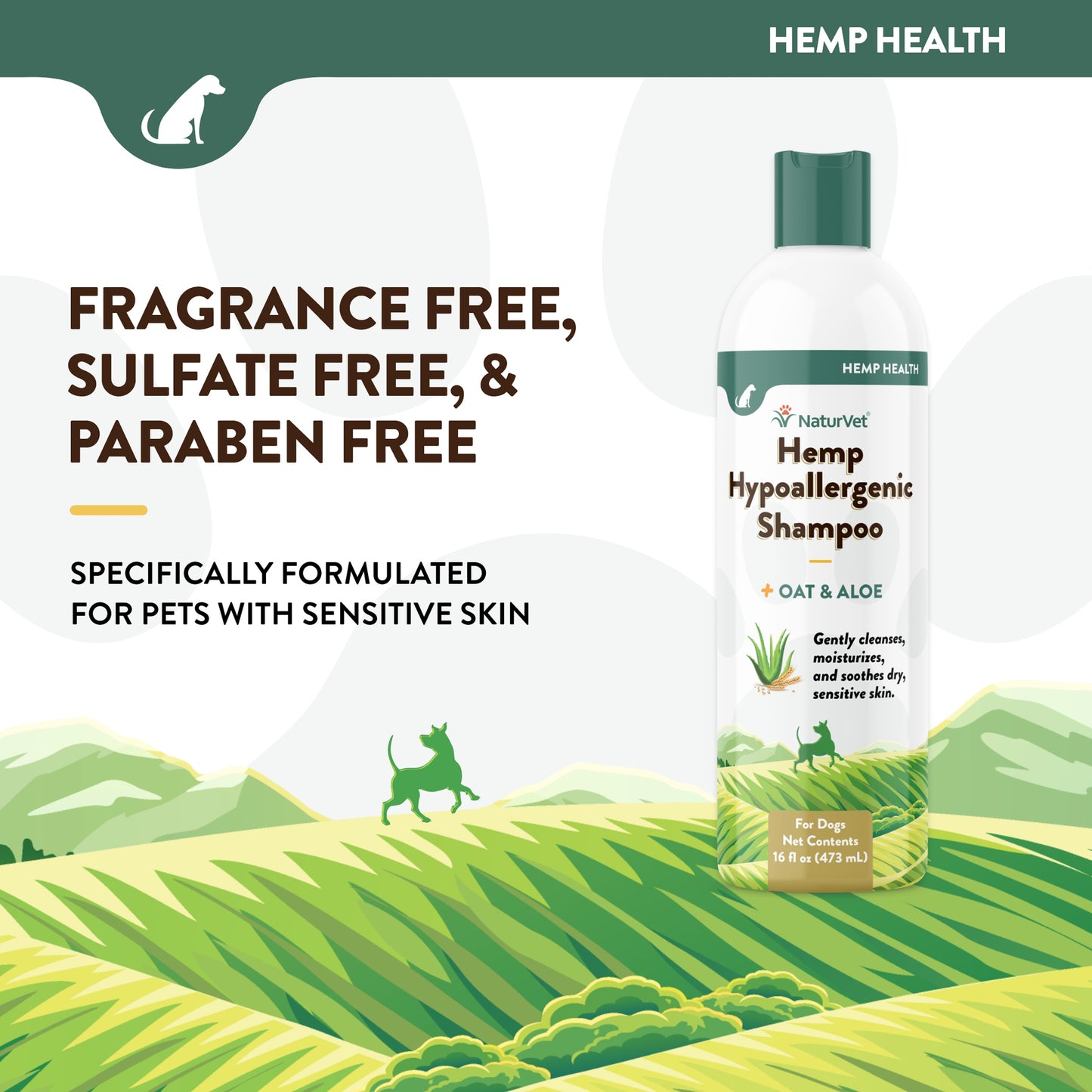 Hemp Shampoo - Hypoallergenic