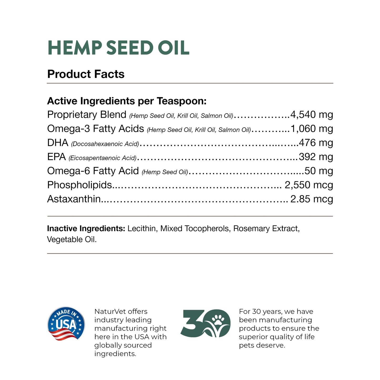 Hemp Seed Oil