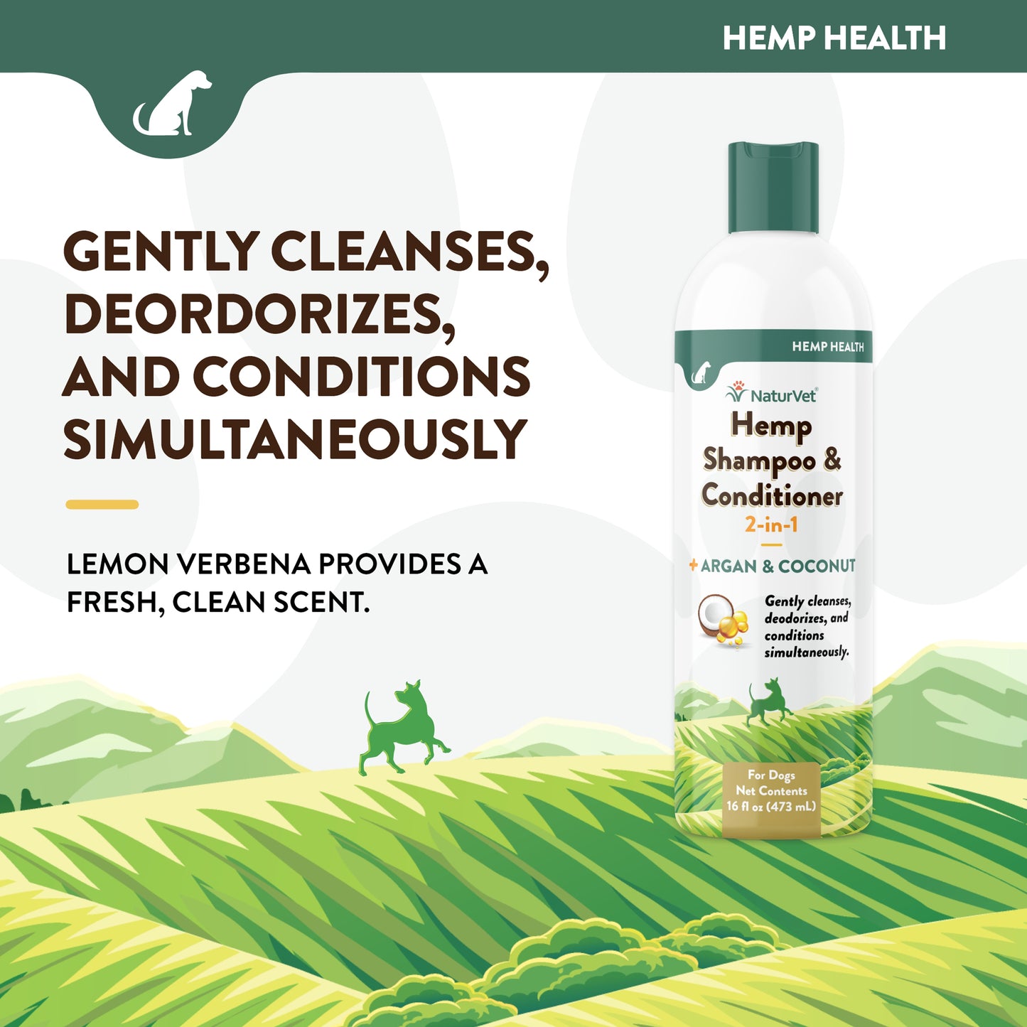 Hemp Shampoo & Conditioner 2-in-1