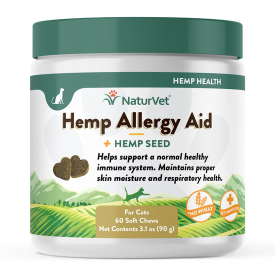 NaturVet® hemp allergy Aid cat 60 ct