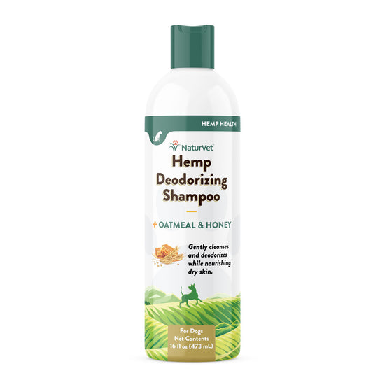 NaturVet® hemp deodorizing shampoo dog 16 fl oz