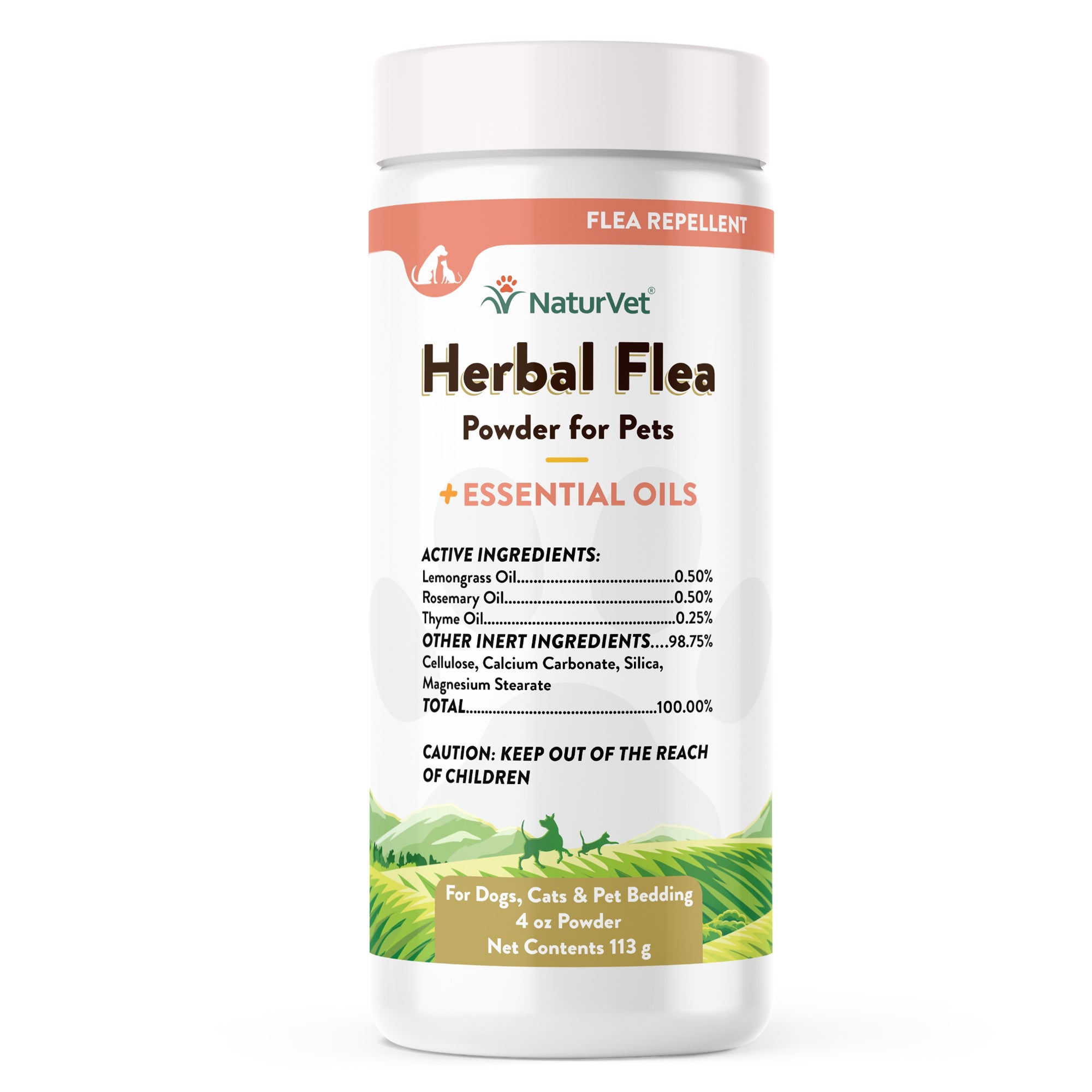 Herbal Flea Powder for Dogs and Cats NaturVet