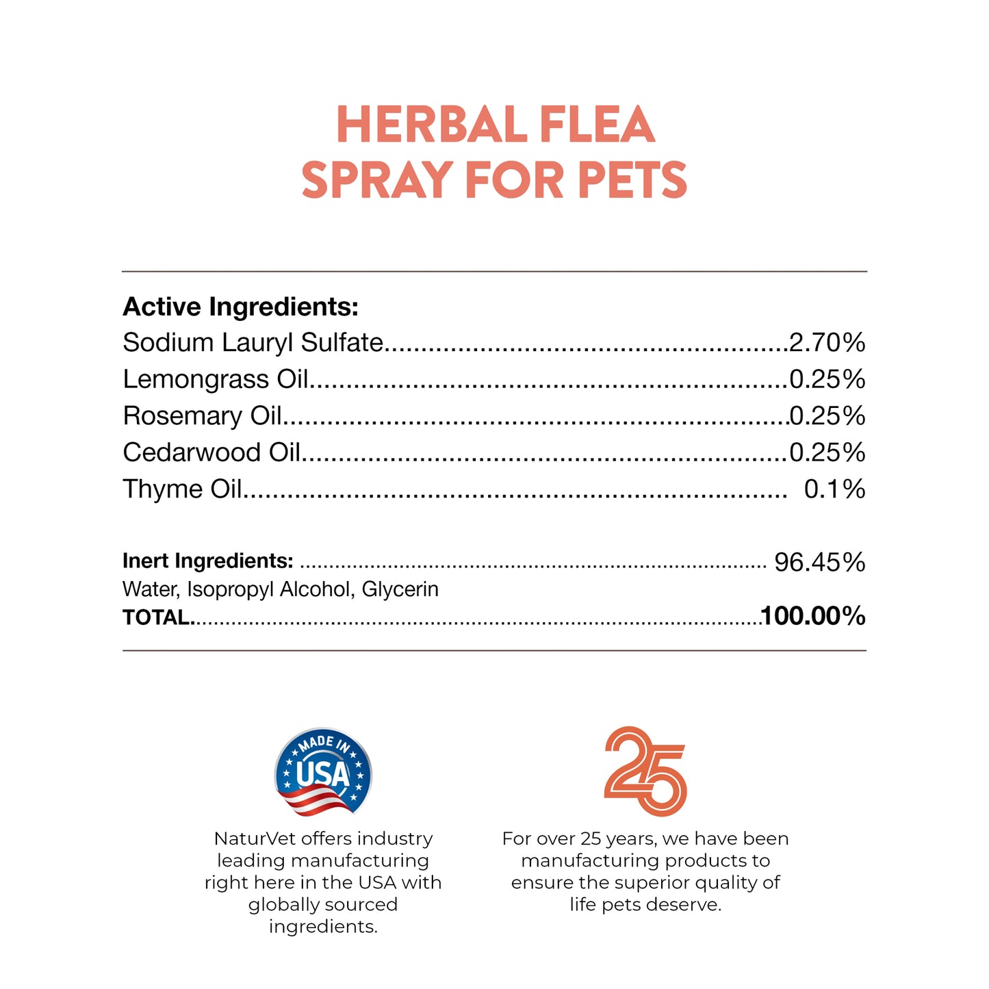 Herbal Flea Spray