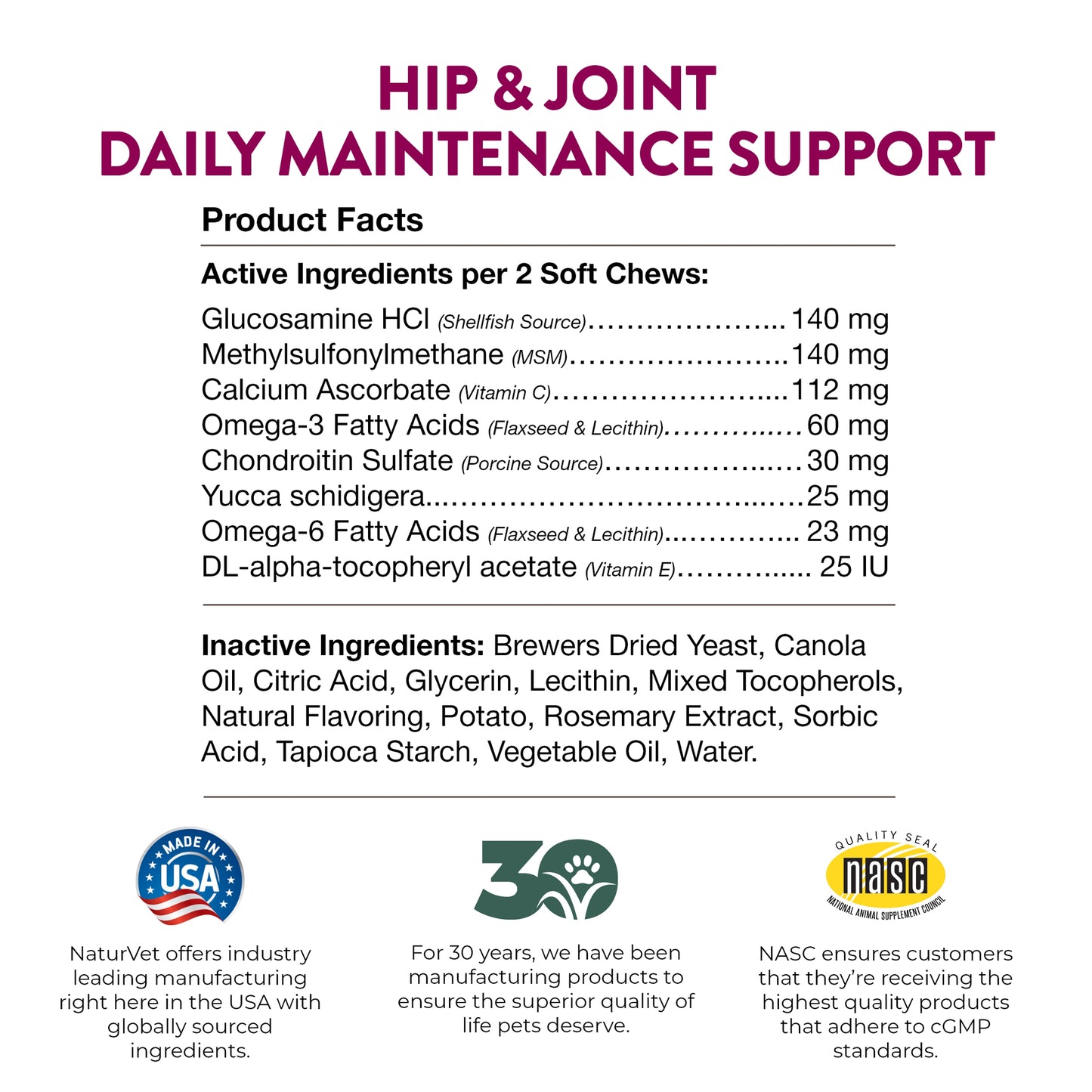 Hip & Joint Soft Chews