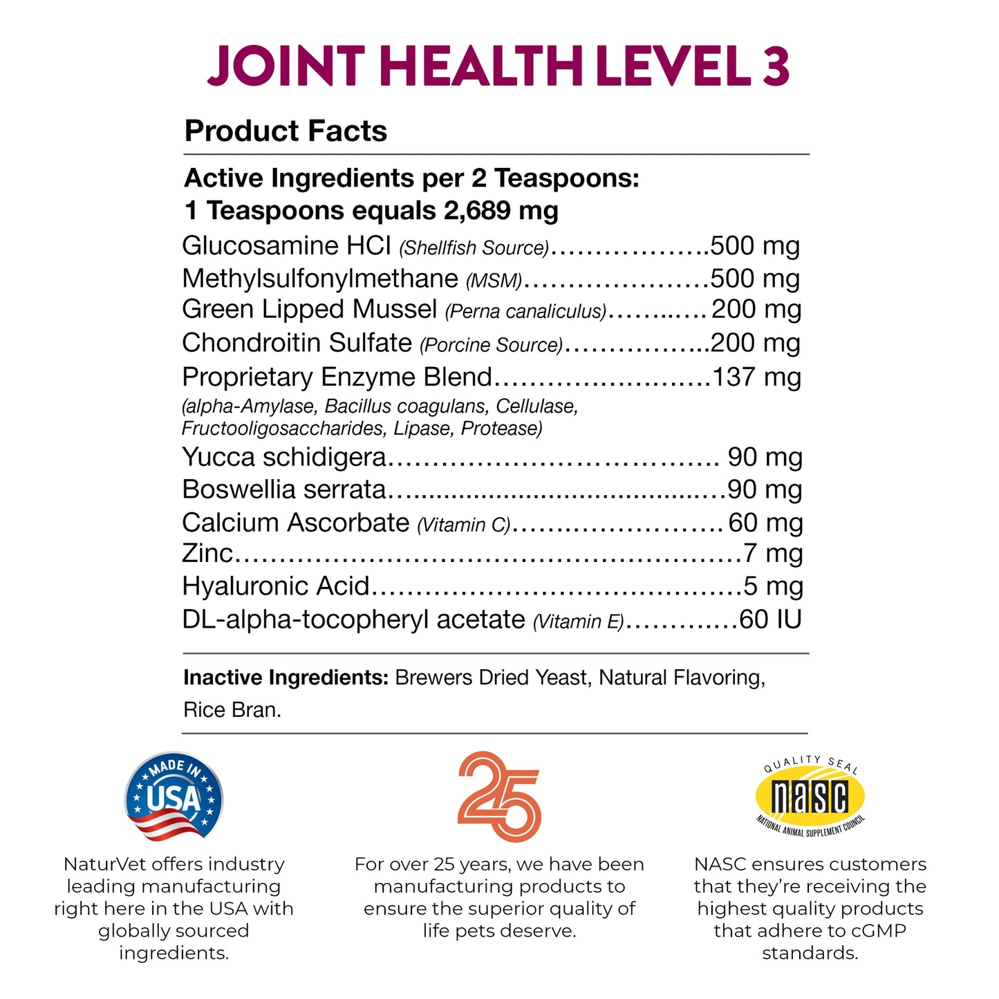 Joint Health Level 3 Powder