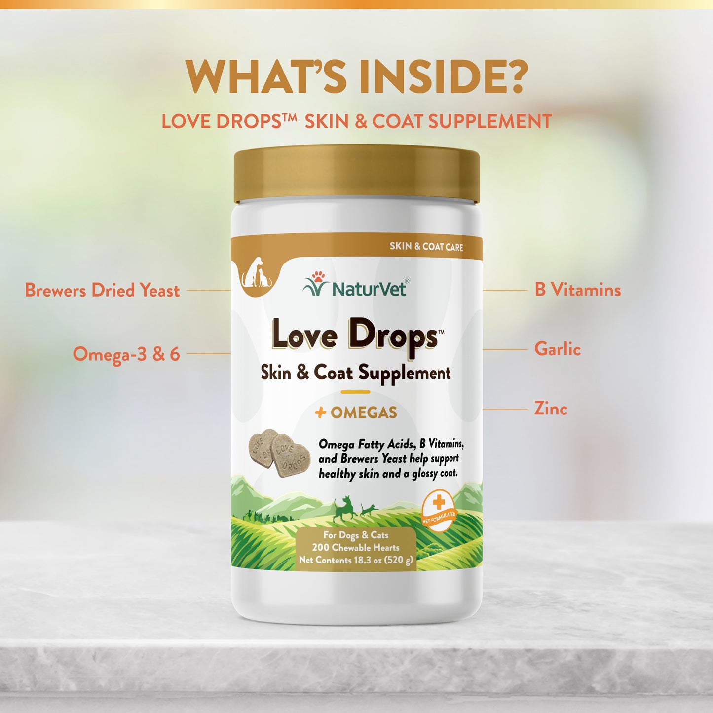 Love Drops™ Skin & Coat Supplement
