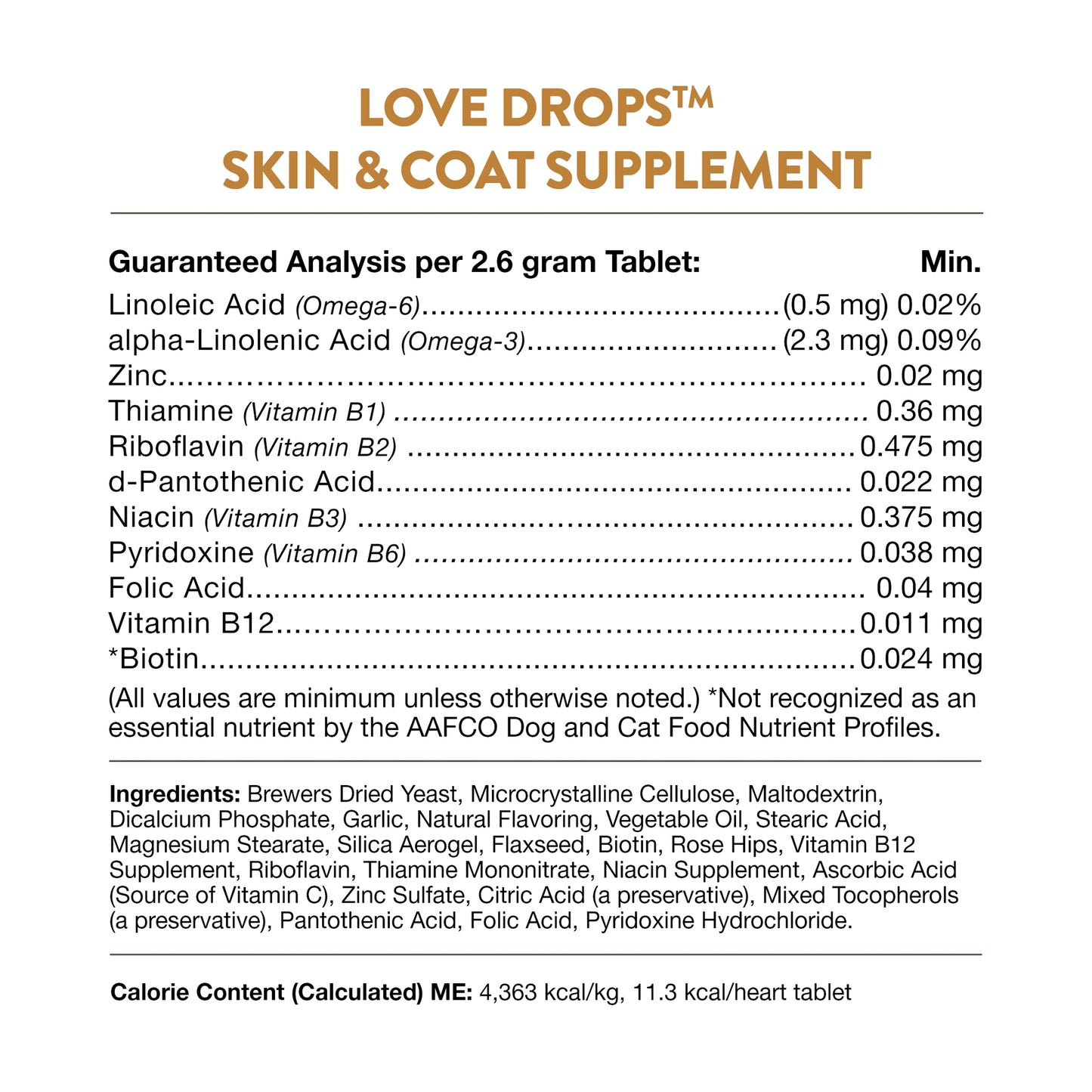 Love Drops™ Skin & Coat Supplement