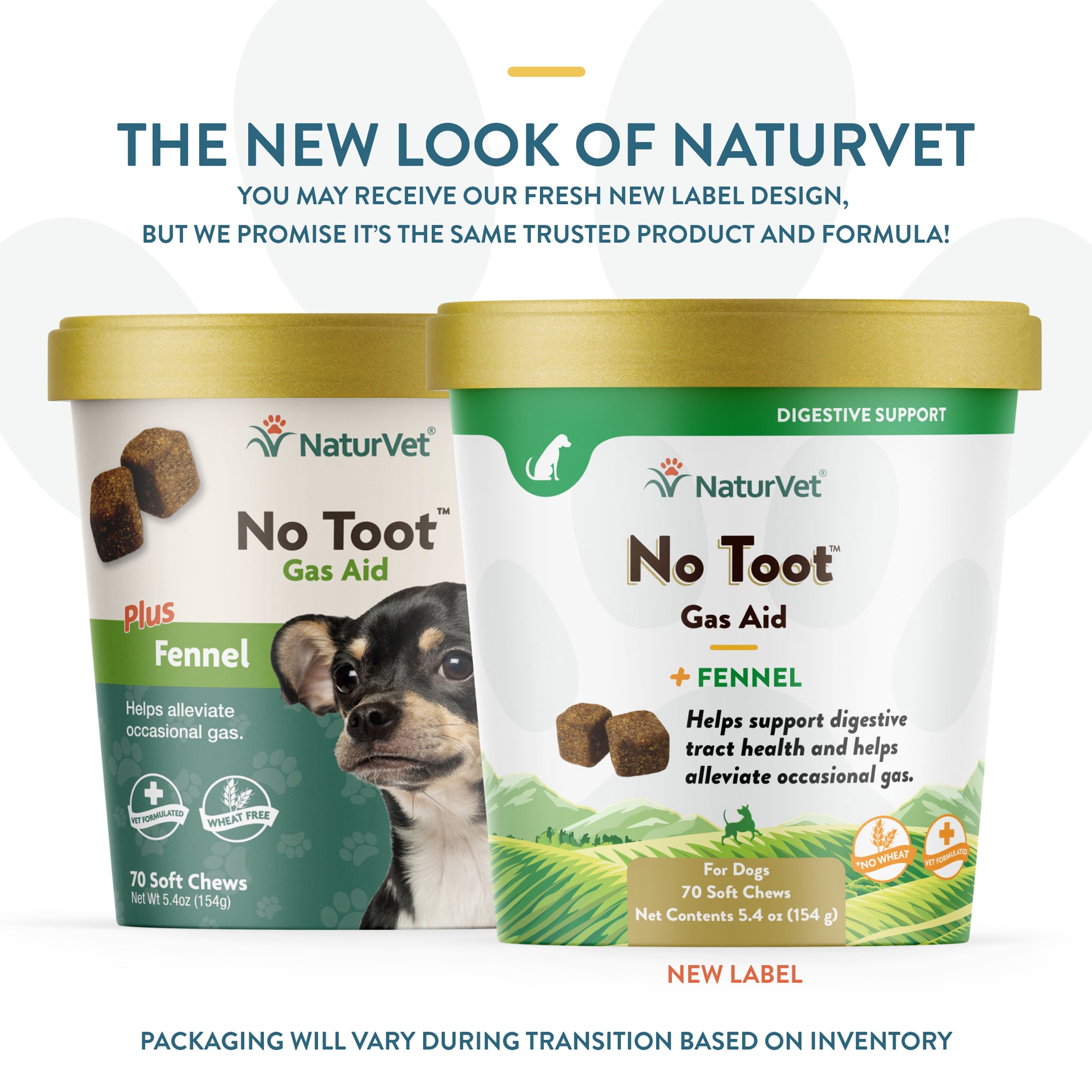 No Toot Gas Aid Soft Chews NaturVet