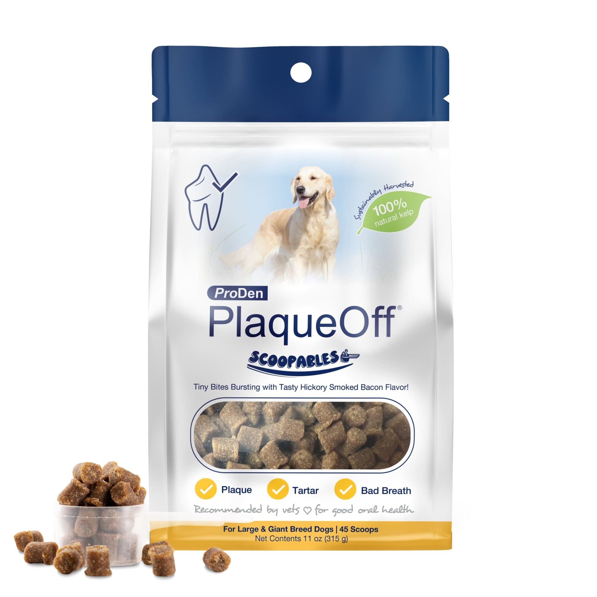 ProDen PlaqueOff® Scoopables® Large Giant Breed Dogs Bag NaturVet®