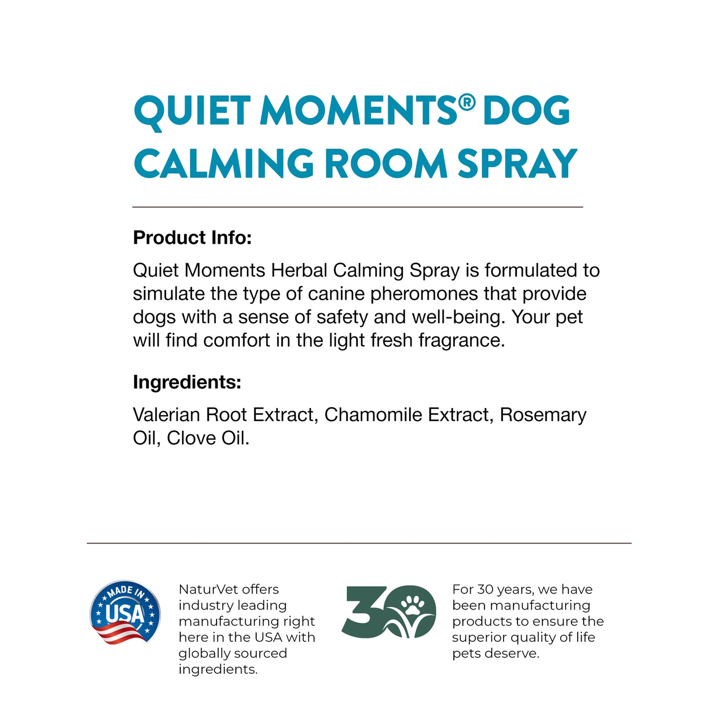 Quiet Moments® Dog Calming Room Spray