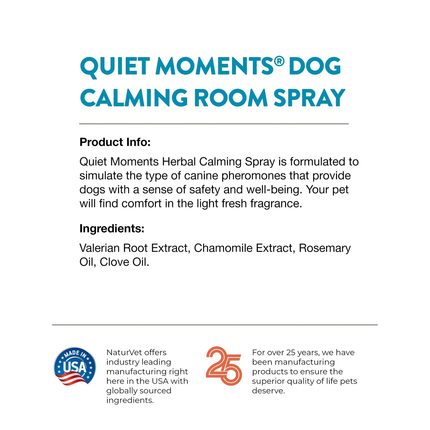Quiet Moments® Dog Calming Room Spray