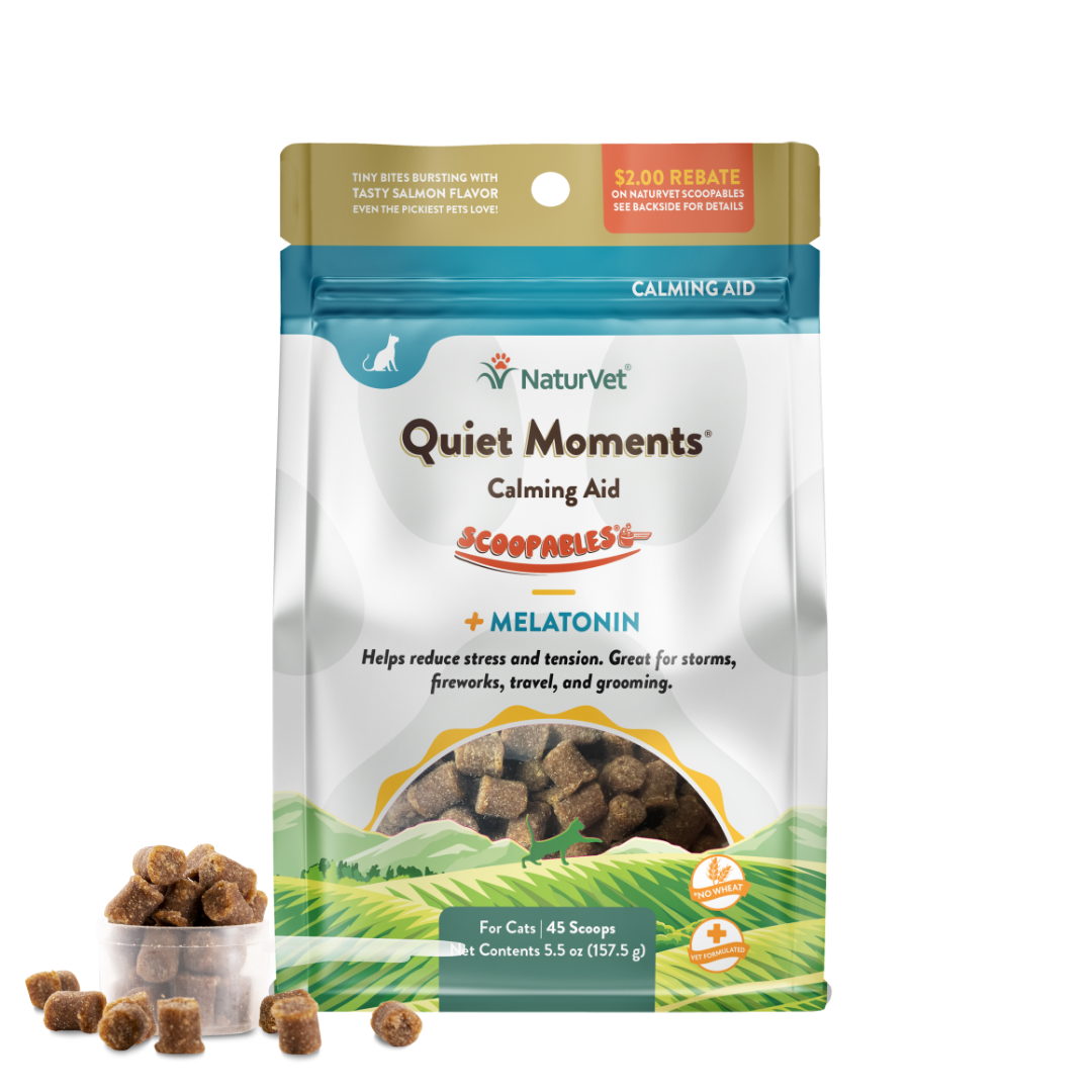 NaturVet Scoopables Quiet Moments Calming Aid Cat Supplement