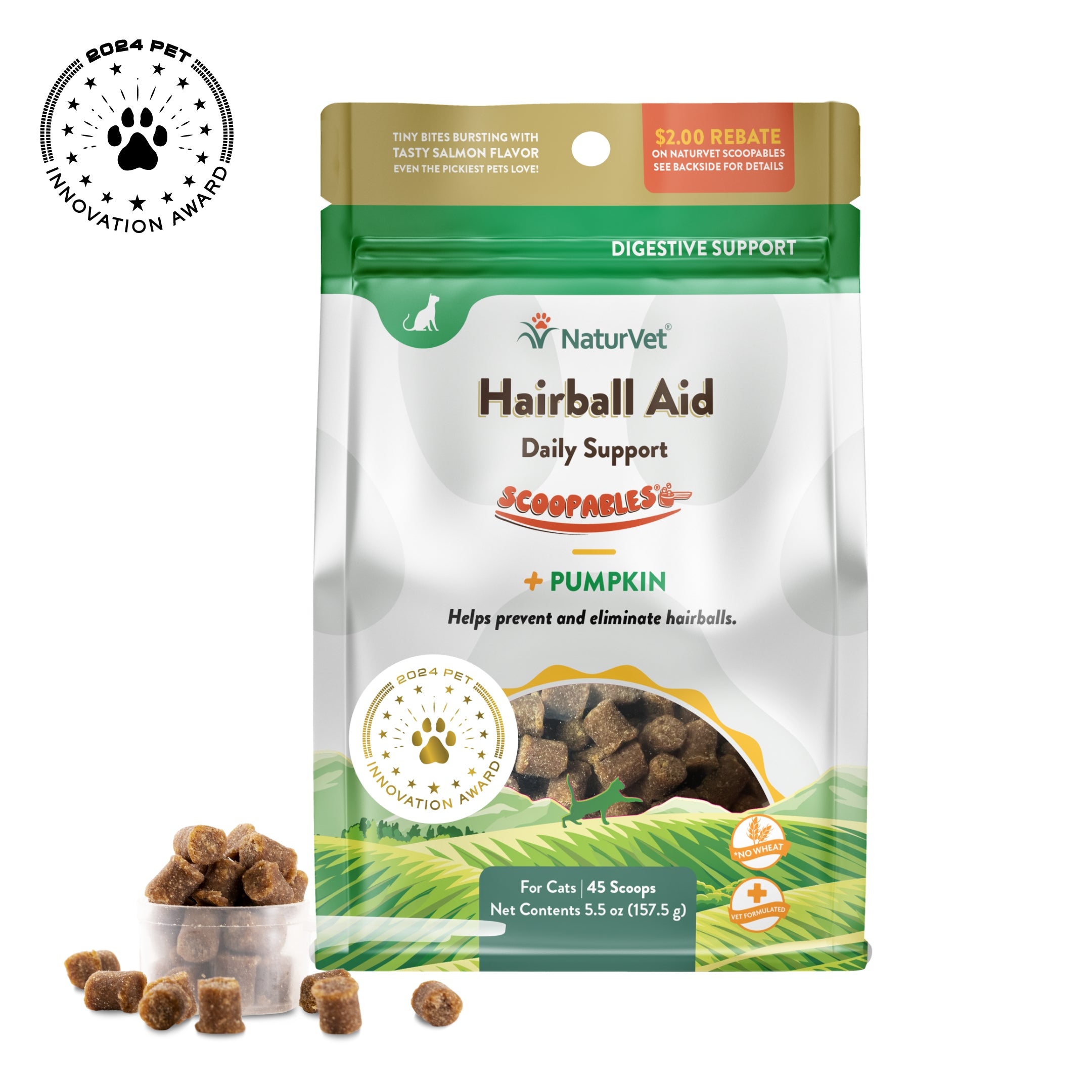 Scoopables Hairball Aid Daily Support NaturVet