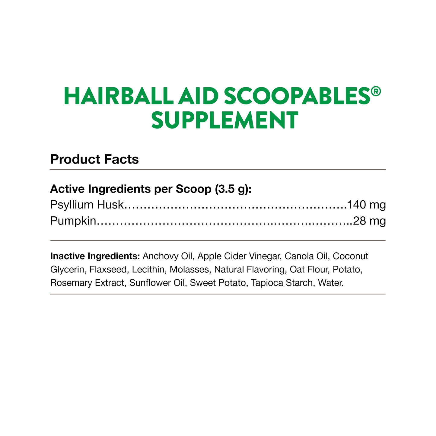 Scoopables® Hairball Aid Daily Support