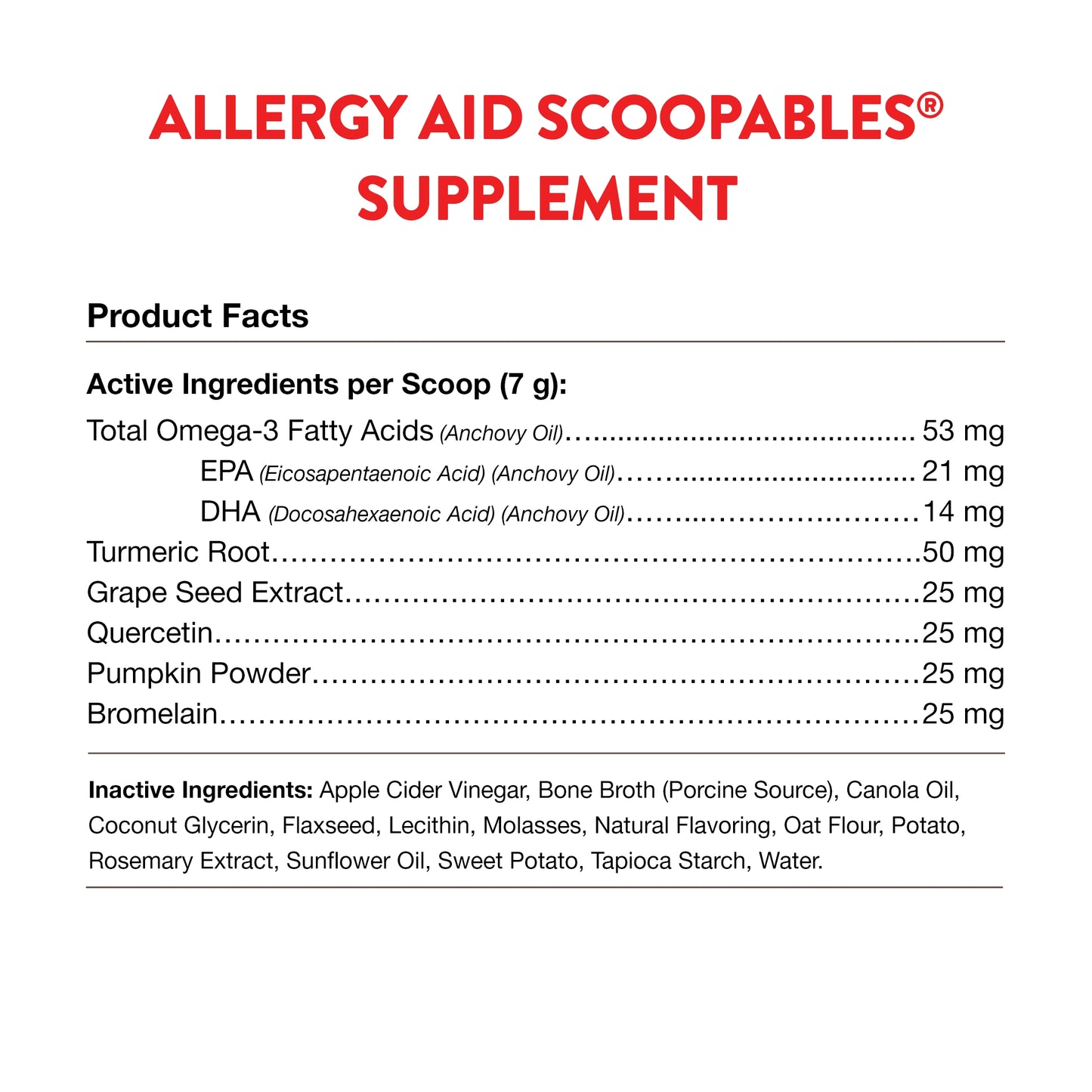 Scoopables® Aller-911® Allergy Aid