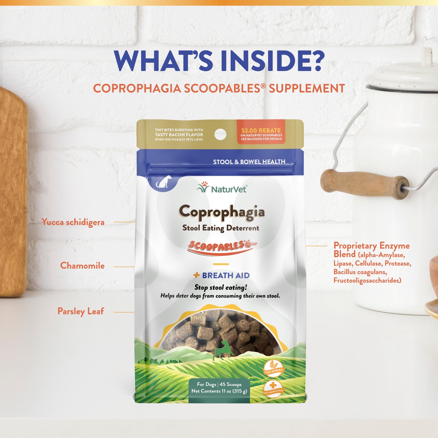 Scoopables® Coprophagia Stool Eating Deterrent