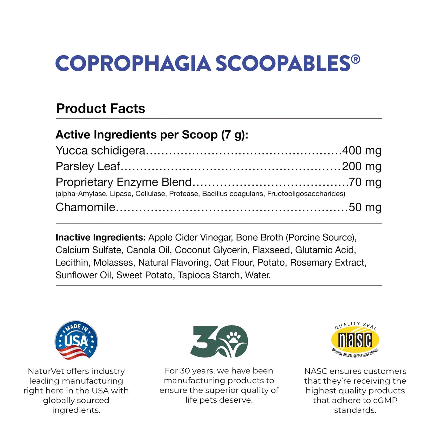 Scoopables Coprophagia Stool Eating Deterrent