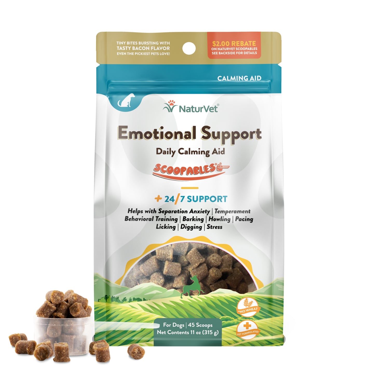 Scoopables® Emotional Support Dog Calming Aid (24/7 Support)