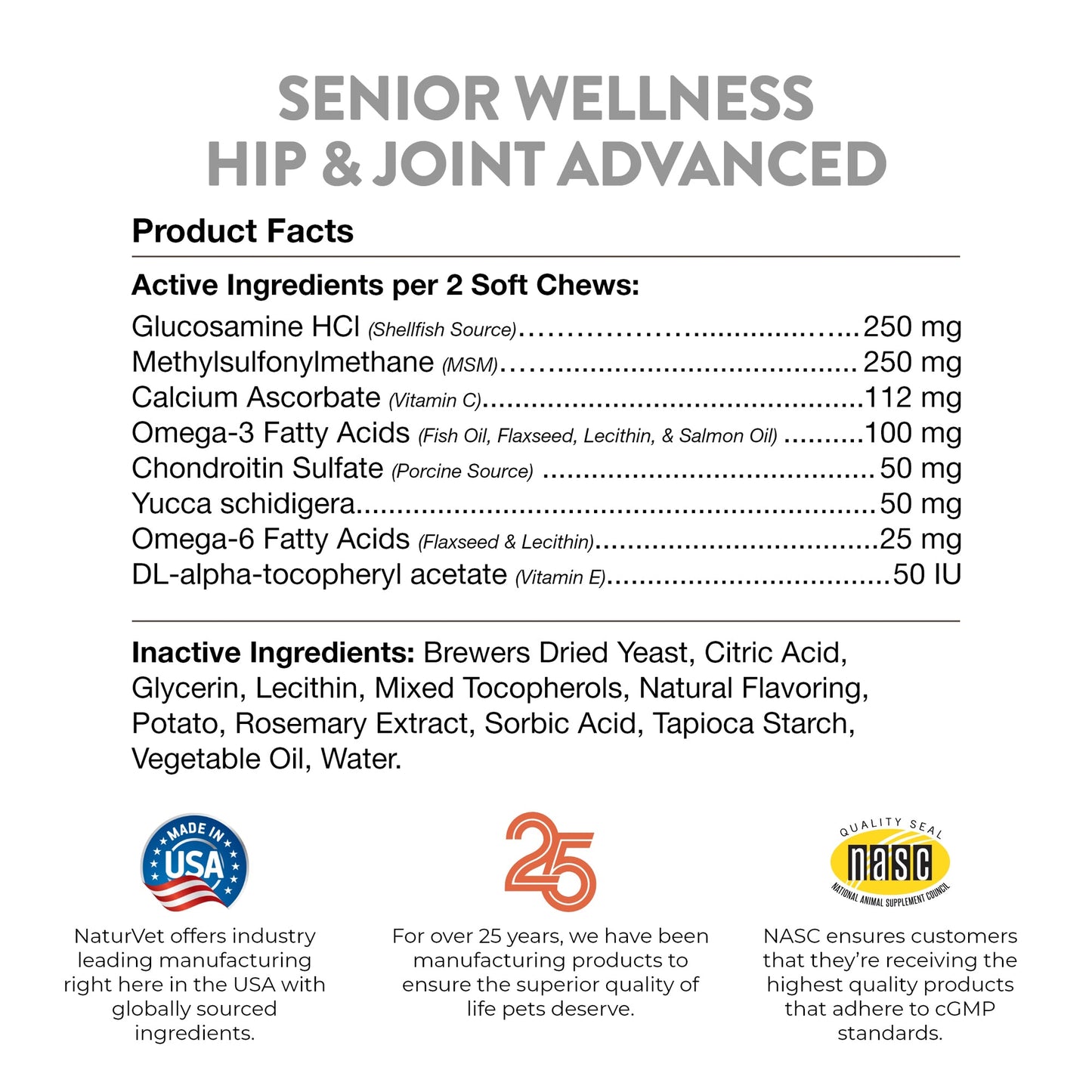 Senior Hip & Joint Advanced Soft Chews