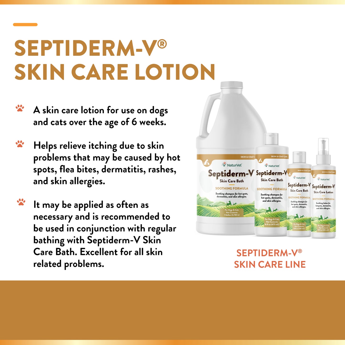 Septiderm-V® Skin Care Lotion