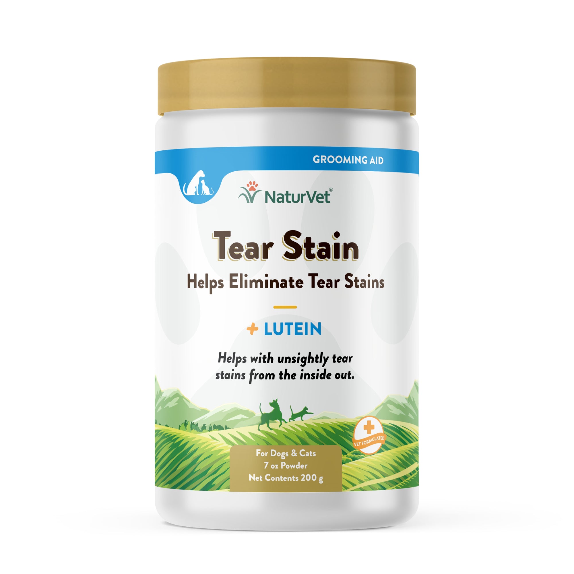 Tear Stain Supplement for Dogs and Cats NaturVet