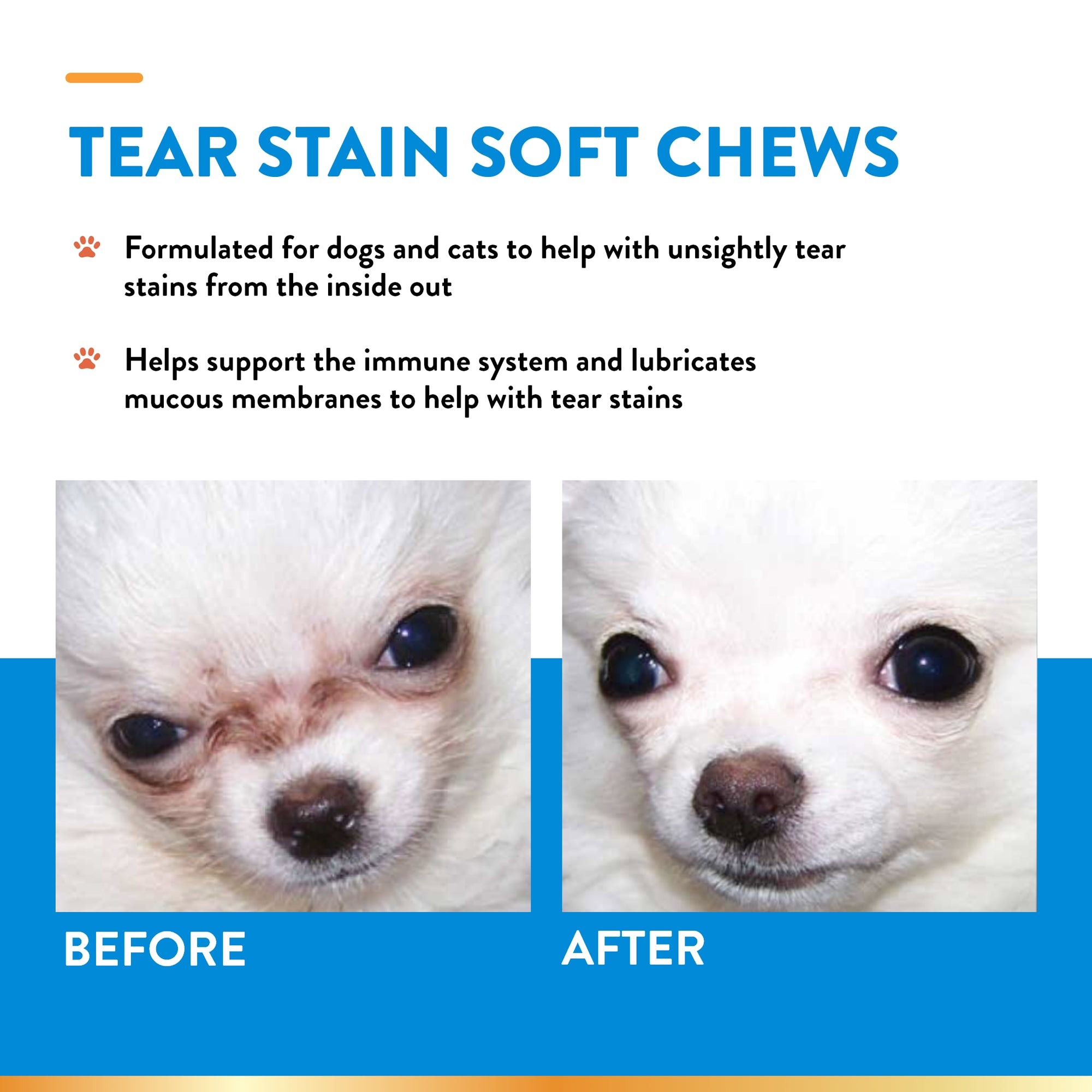 Tear Stain Supplement Soft Chews NaturVet