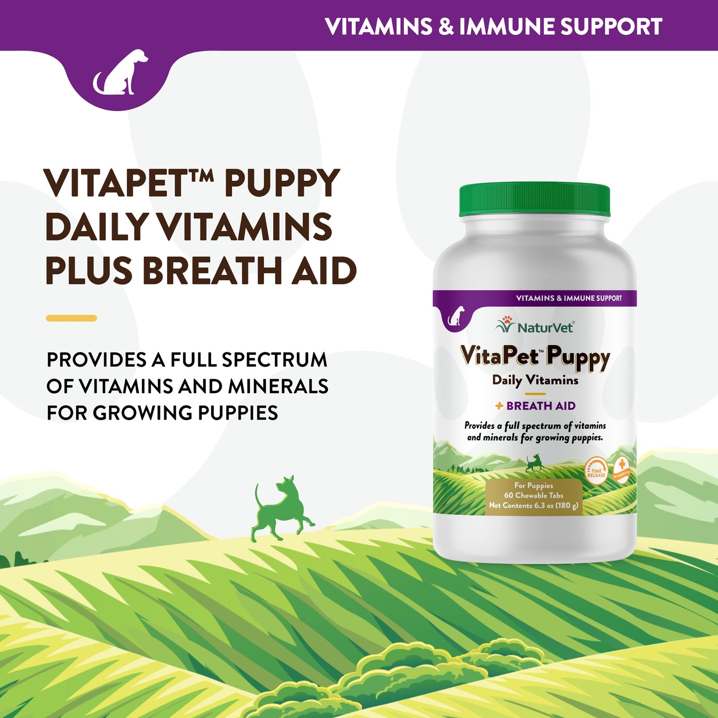 VitaPet™ Puppy Daily Vitamins Chewable Tablets