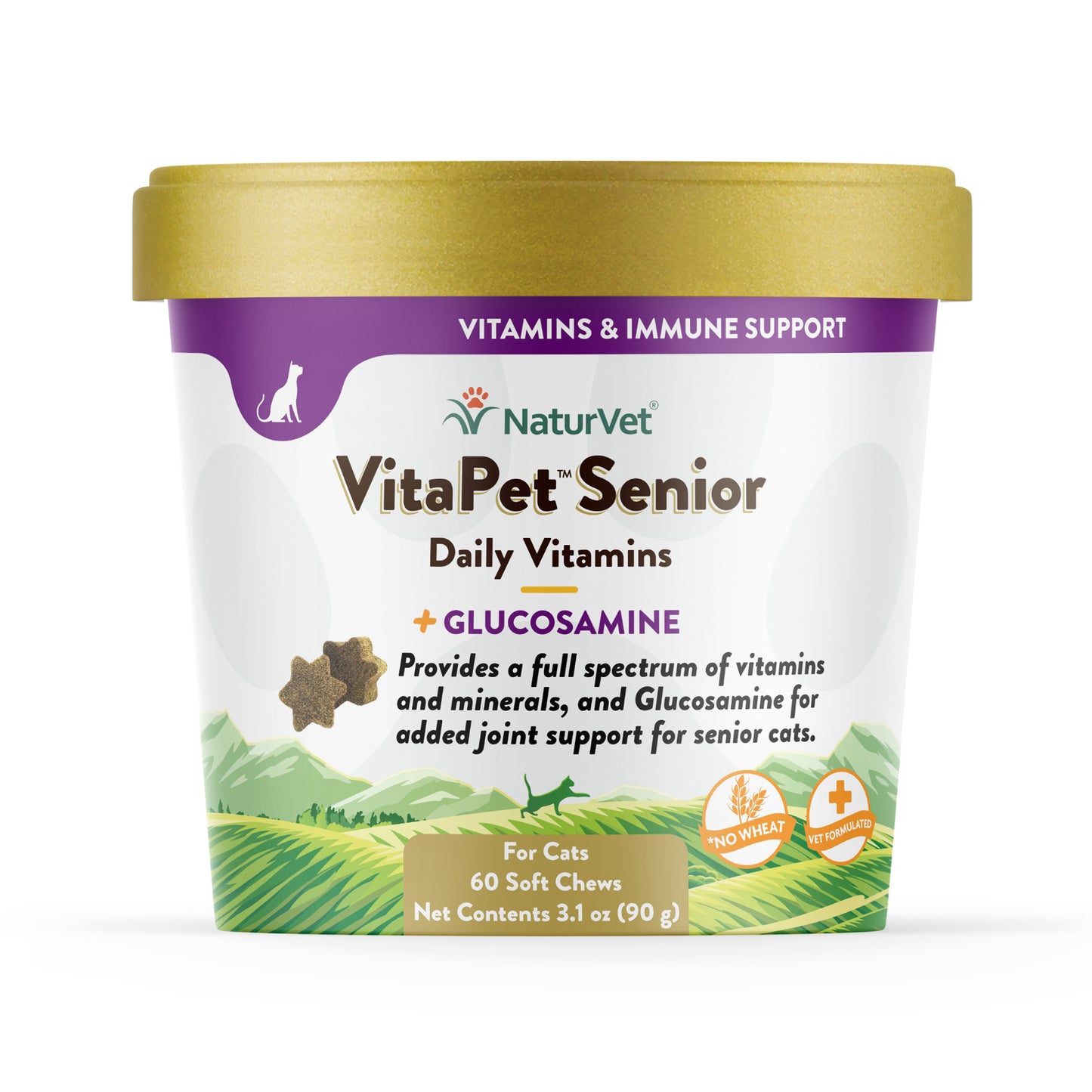 VitaPet™ Senior Daily Vitamins Cat Soft Chews