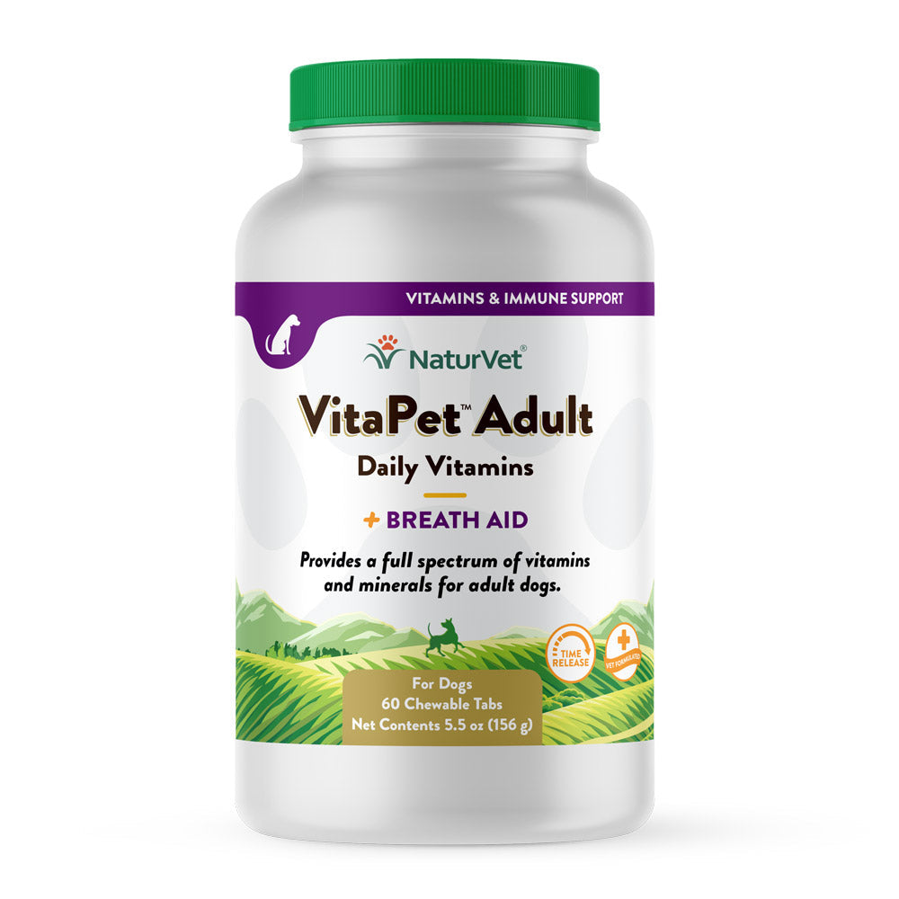 NaturVet VitaPet Adult Daily Vitamin Chewable Tablets