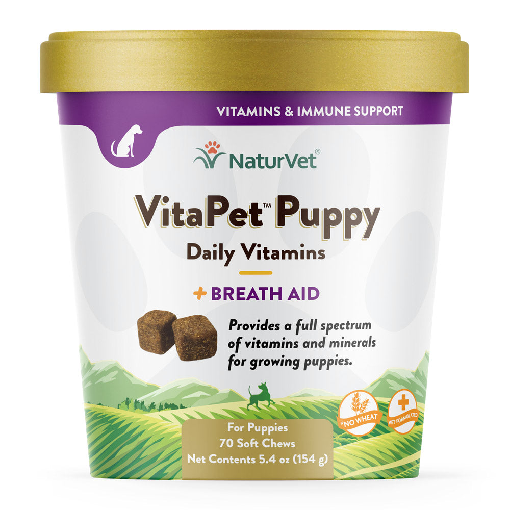 NaturVet VitaPet Puppy Daily Vitamins Soft Chews Supplement
