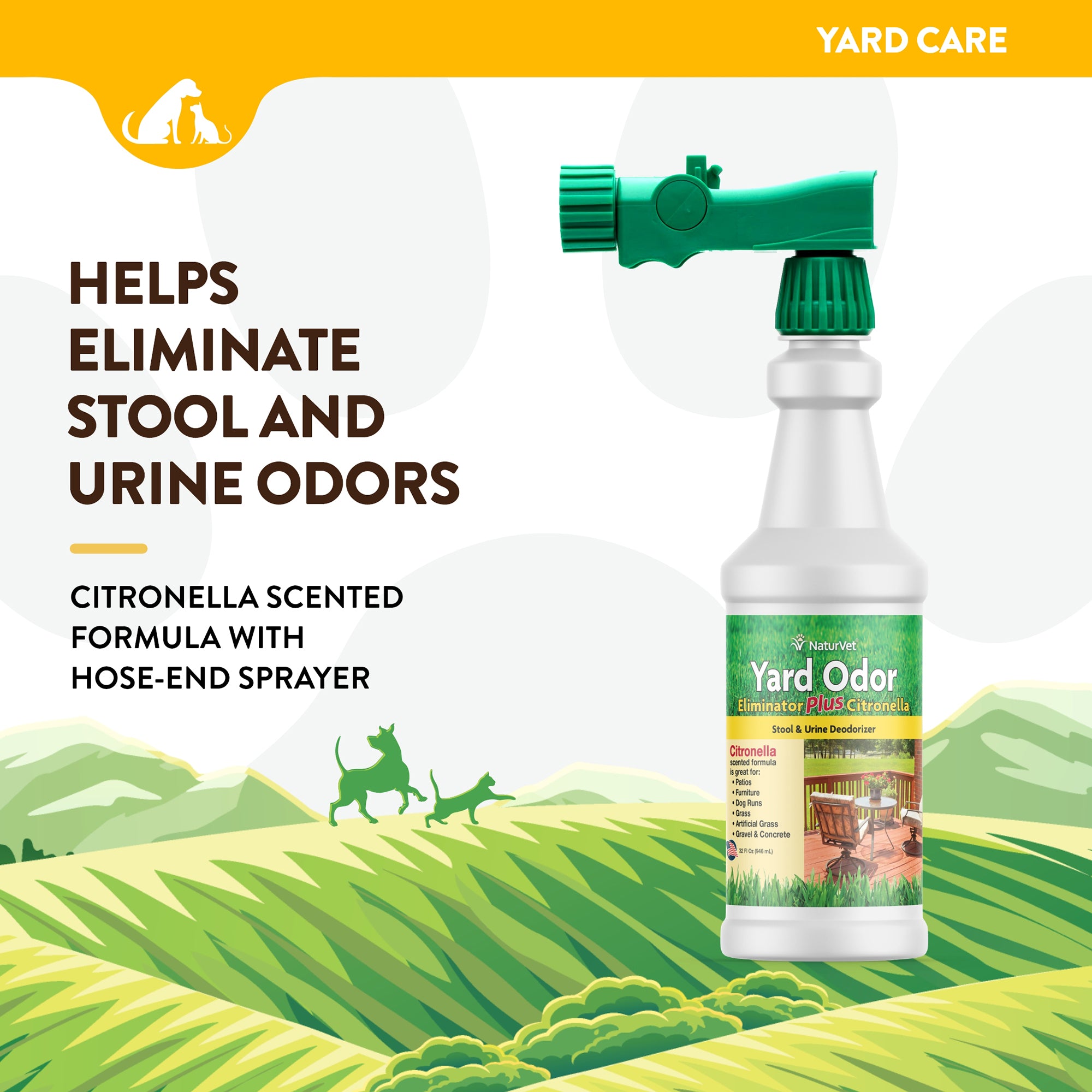 Dog run hotsell odor eliminator