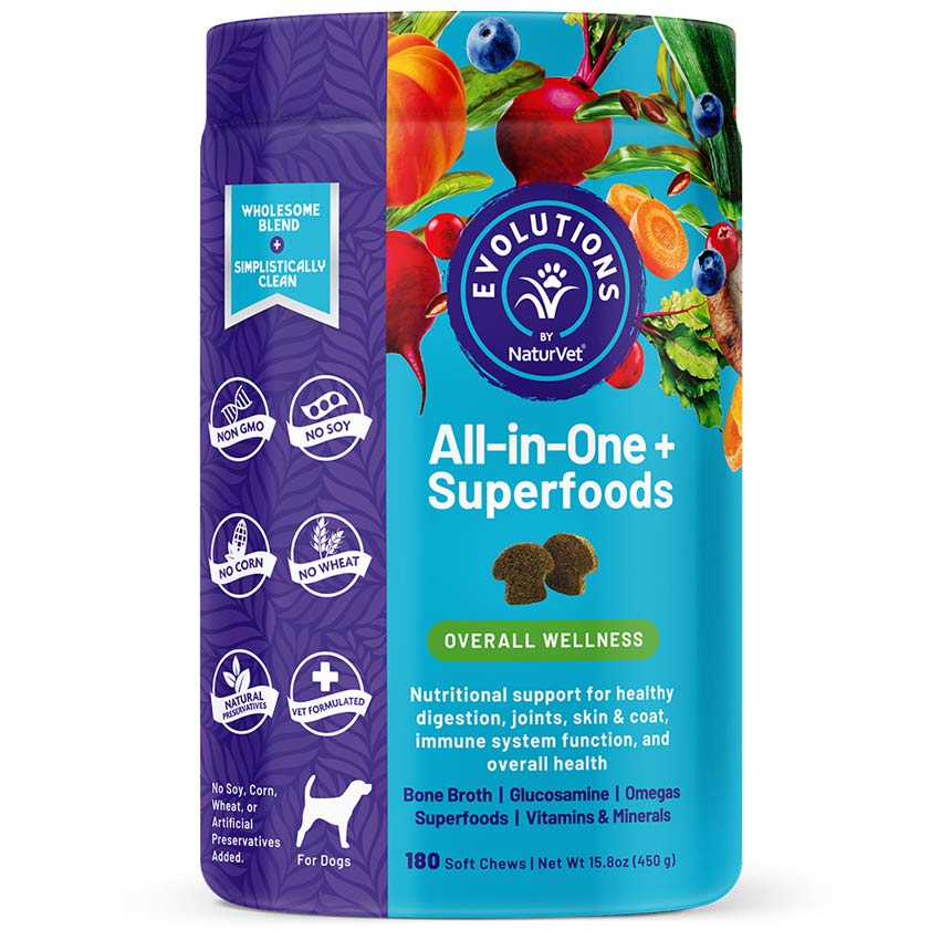 Evolutions All-In-One + Superfoods Soft Chews for Dogs 15.8oz
