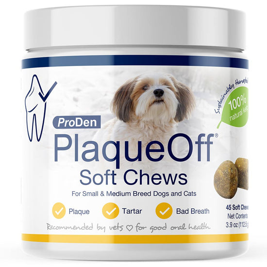 ProDen PlaqueOff® Small & Medium Dog Soft Chews - 45 count
